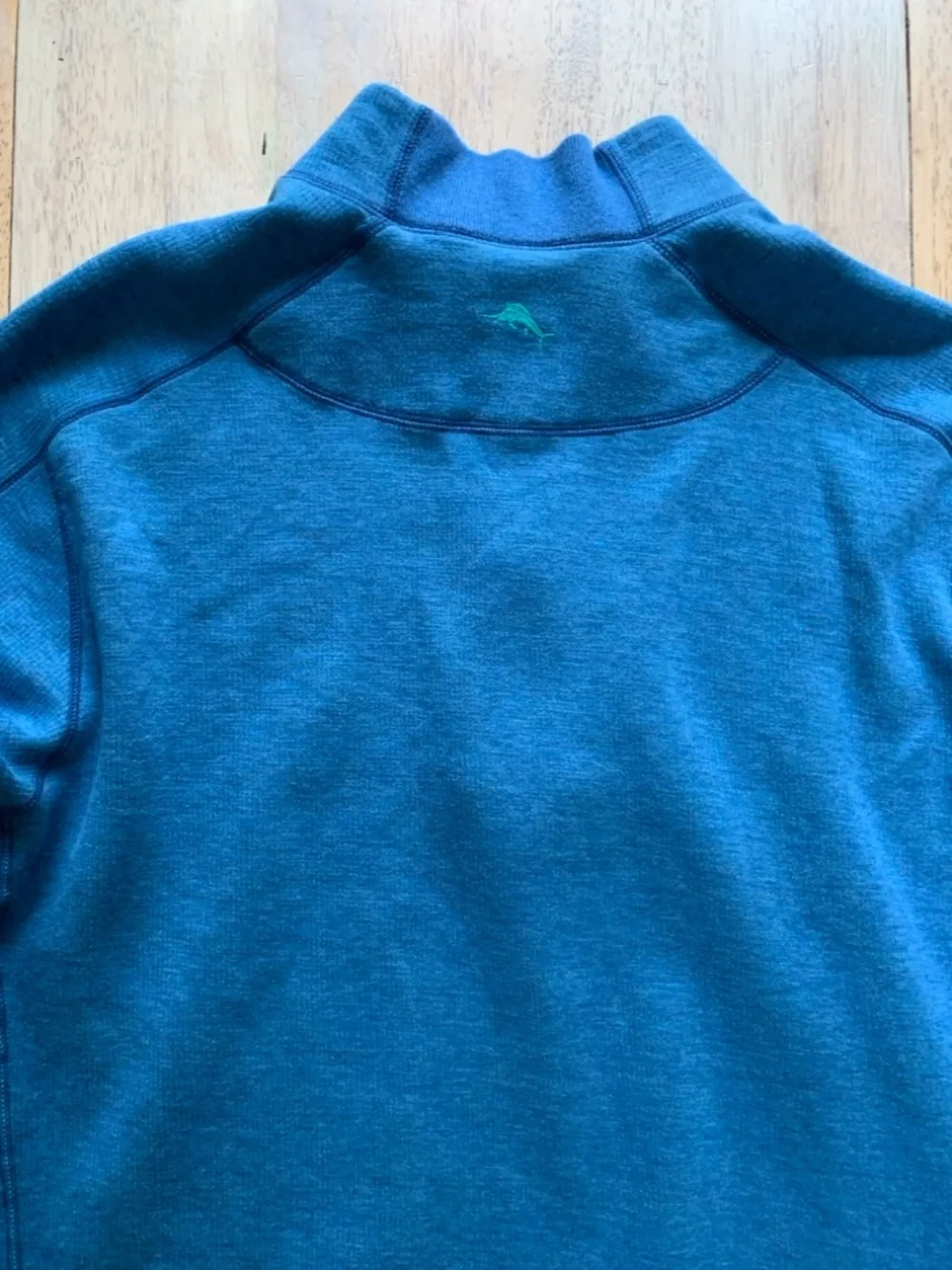 Tommy Bahama Men’s Teal Blue Half-Zip Pullover Sweater szXL